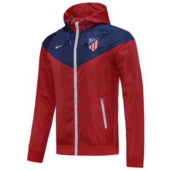 Windjacke Atletico Madrid 2020-21 Rote Fussballtrikots Günstig